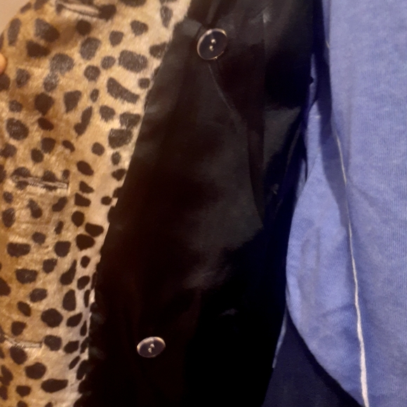 Vintage Moda Leopard Print Fake Fur Coat🇨🇦 Large - Picture 15 of 16